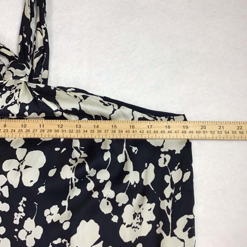 Joie Ertha Floral Halter Neck Sleeveless Blouse Blue Medium - Picture 3 of 8